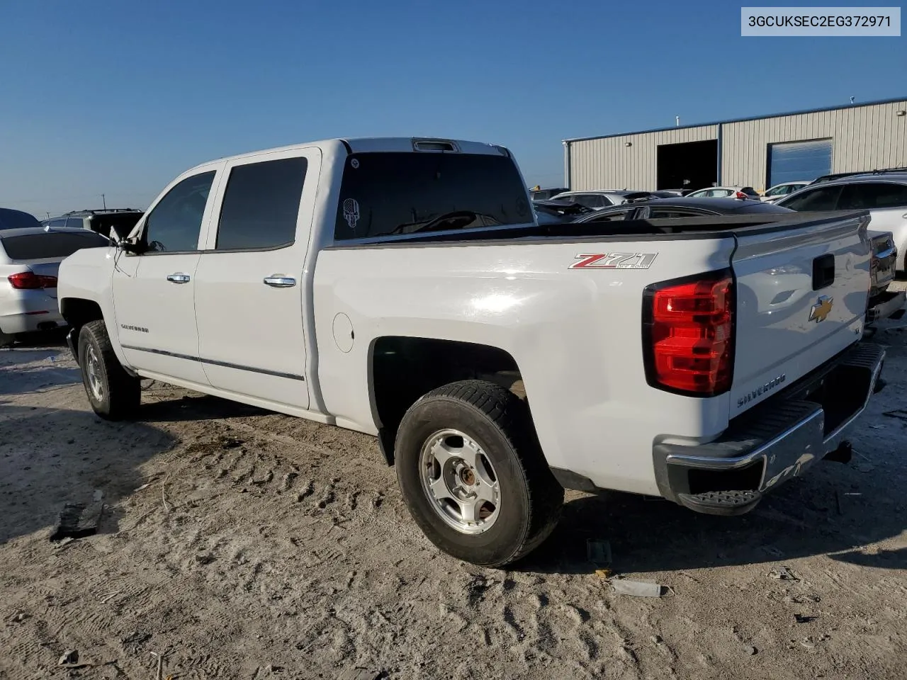 2014 Chevrolet Silverado K1500 Ltz VIN: 3GCUKSEC2EG372971 Lot: 80302914