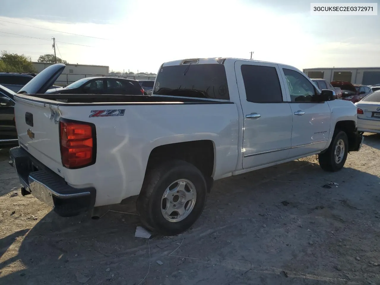 2014 Chevrolet Silverado K1500 Ltz VIN: 3GCUKSEC2EG372971 Lot: 80302914