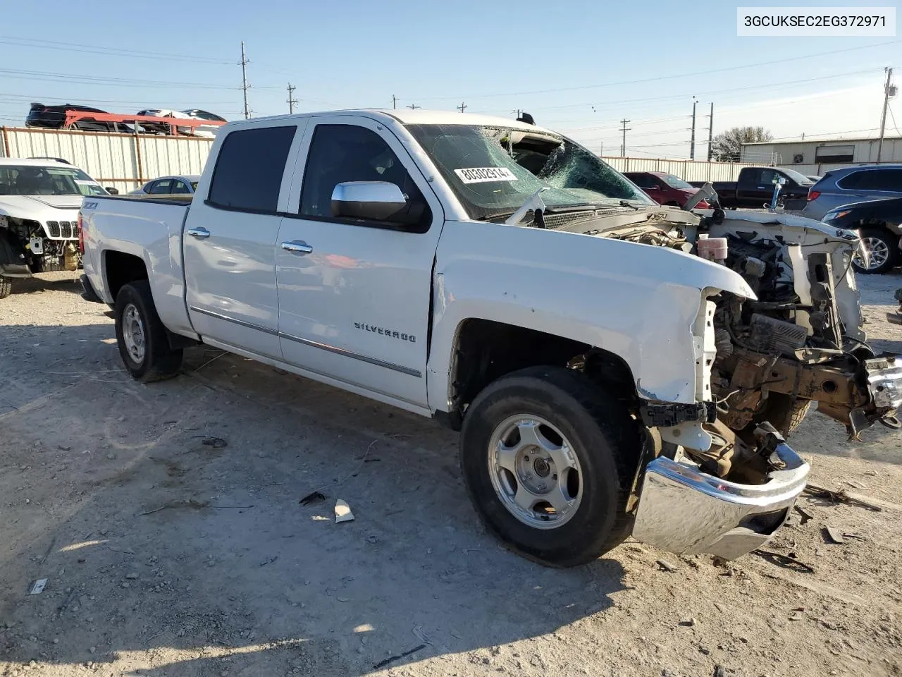 2014 Chevrolet Silverado K1500 Ltz VIN: 3GCUKSEC2EG372971 Lot: 80302914