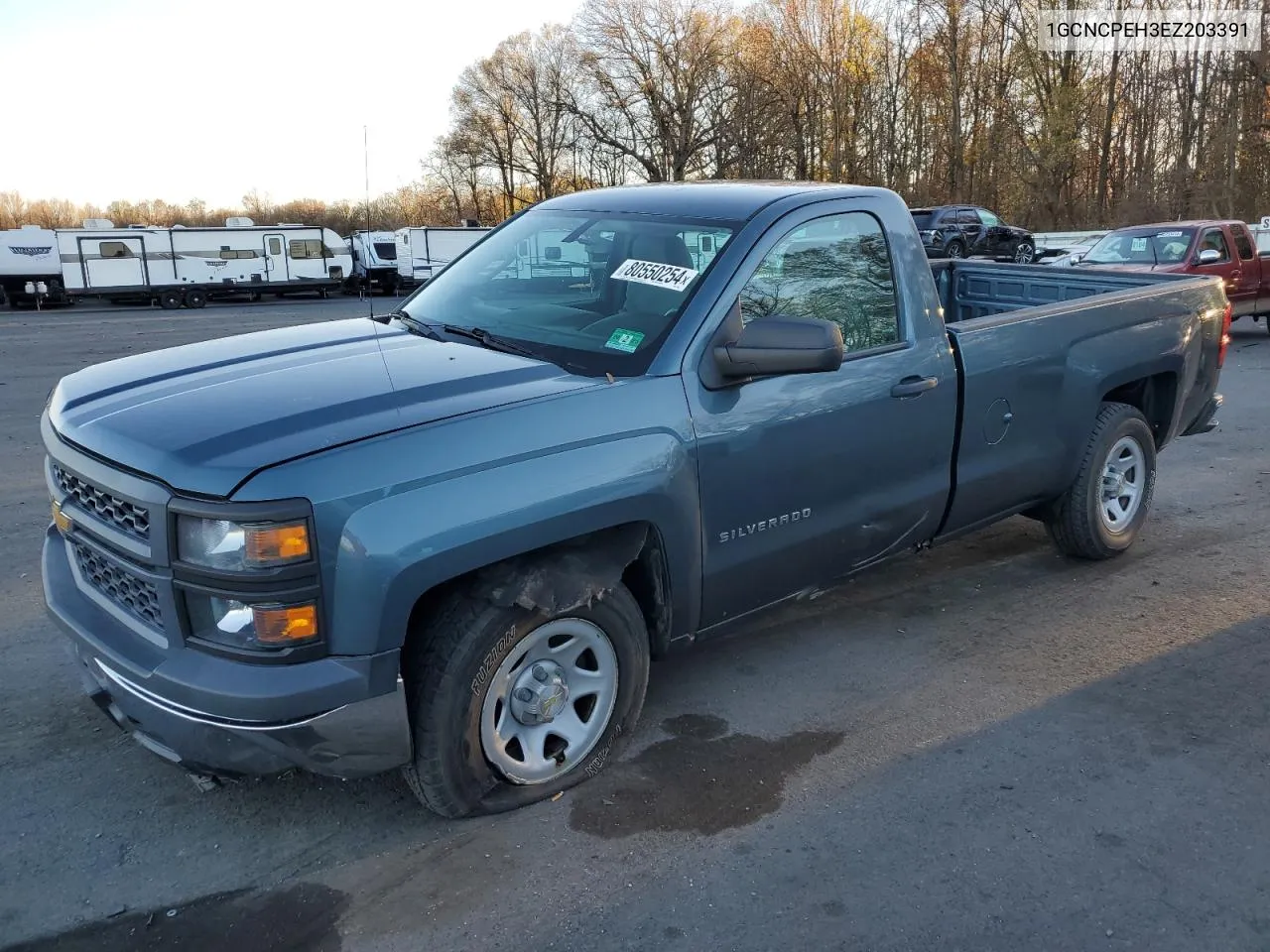 2014 Chevrolet Silverado C1500 VIN: 1GCNCPEH3EZ203391 Lot: 80550254