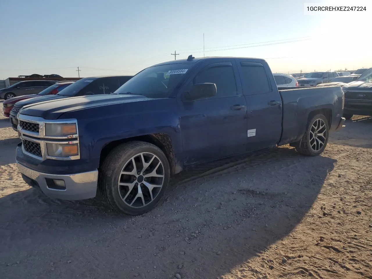 2014 Chevrolet Silverado C1500 Lt VIN: 1GCRCREHXEZ247224 Lot: 80569584