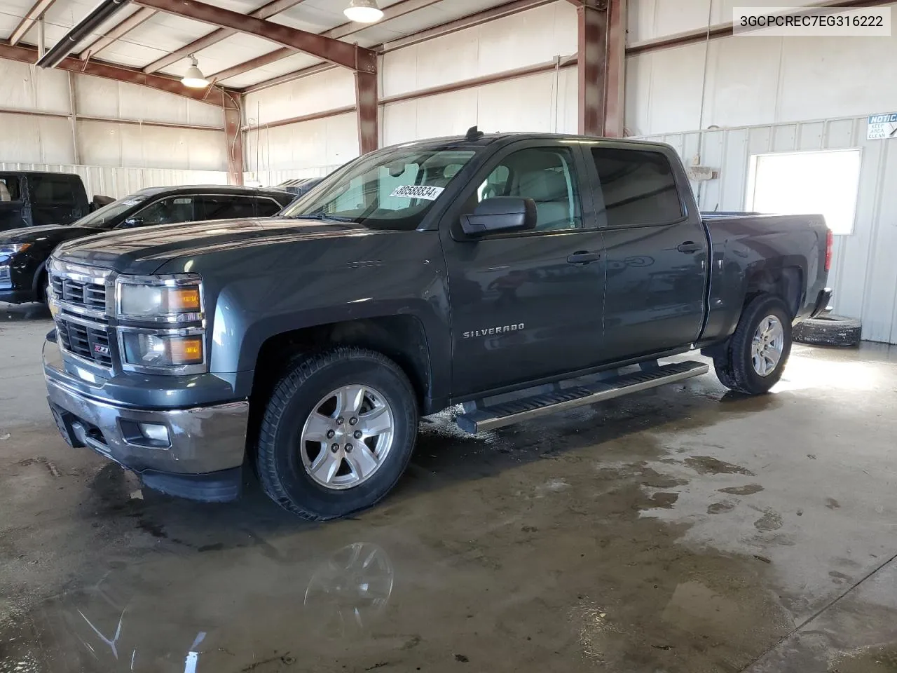 2014 Chevrolet Silverado C1500 Lt VIN: 3GCPCREC7EG316222 Lot: 80588834