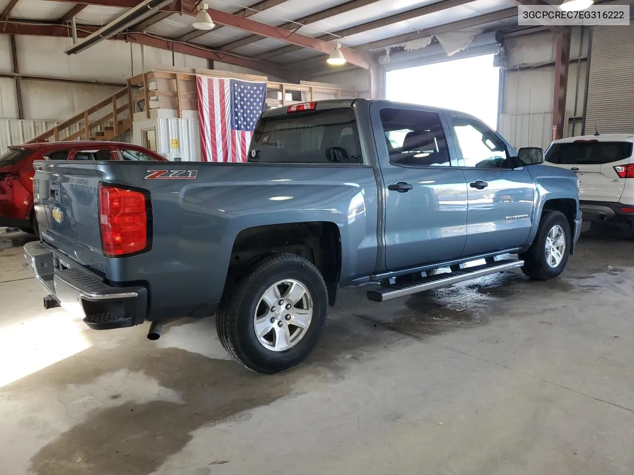 2014 Chevrolet Silverado C1500 Lt VIN: 3GCPCREC7EG316222 Lot: 80588834