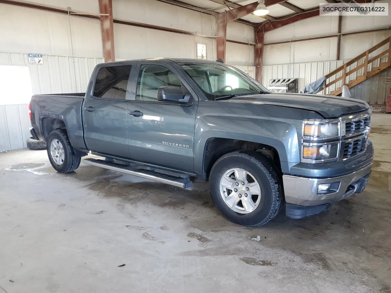 2014 Chevrolet Silverado C1500 Lt VIN: 3GCPCREC7EG316222 Lot: 80588834