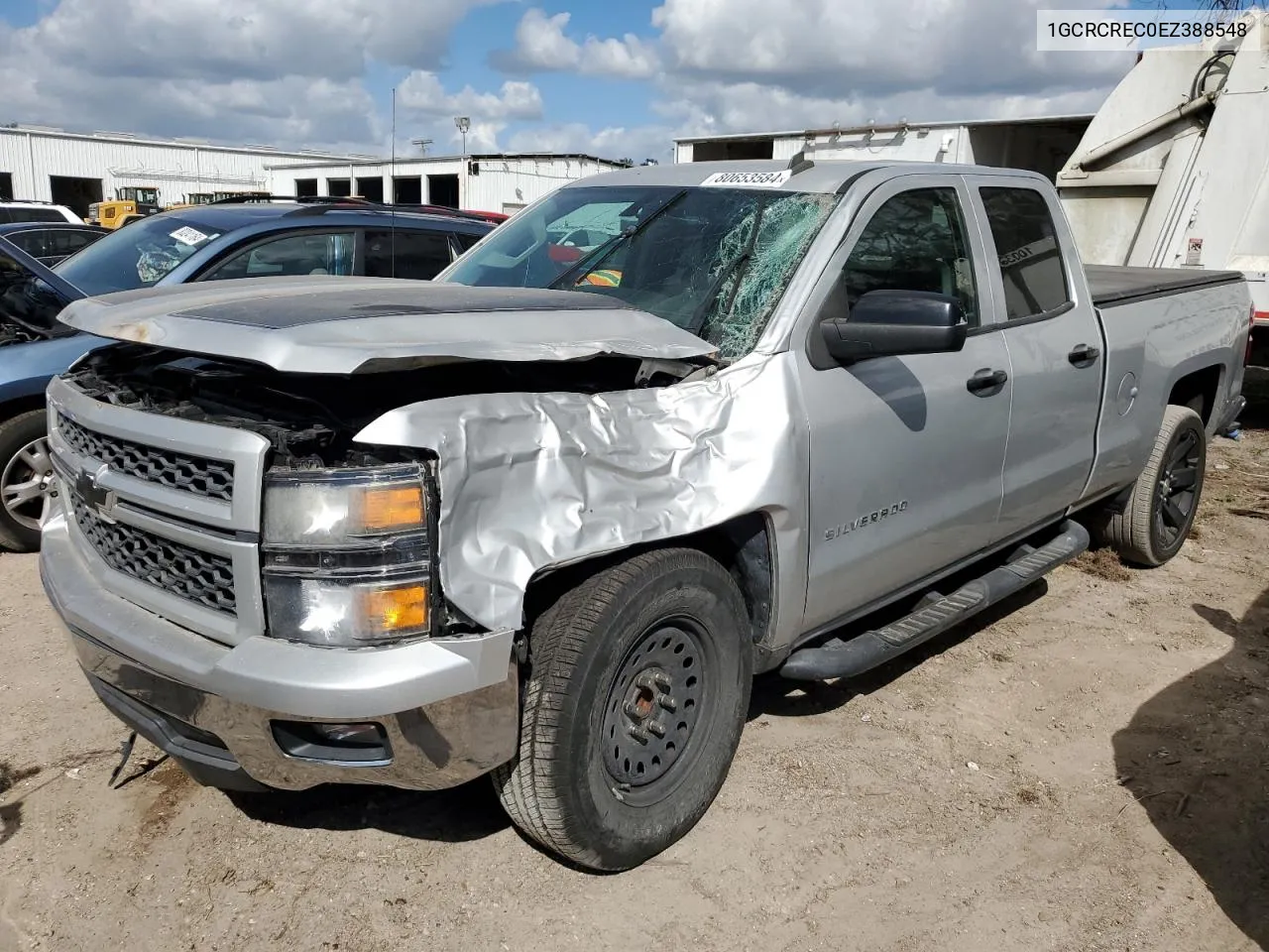 2014 Chevrolet Silverado C1500 Lt VIN: 1GCRCREC0EZ388548 Lot: 80653584