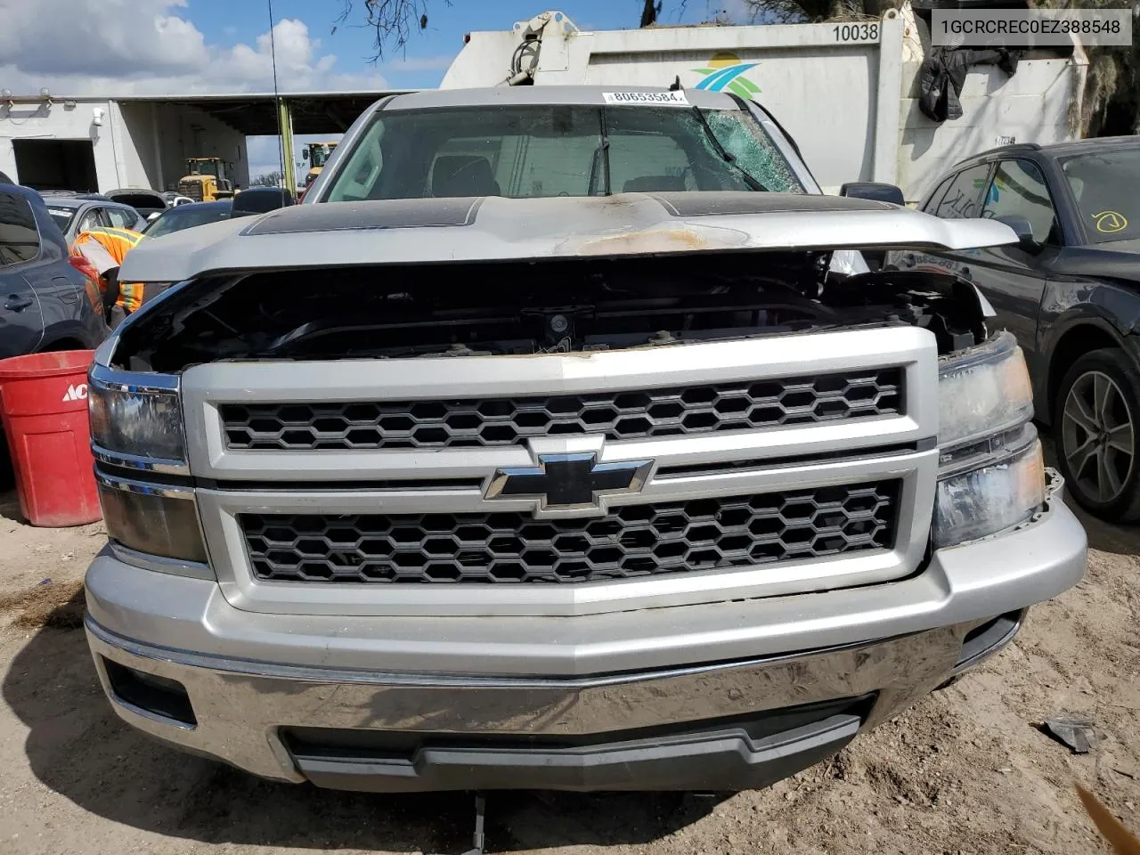 2014 Chevrolet Silverado C1500 Lt VIN: 1GCRCREC0EZ388548 Lot: 80653584