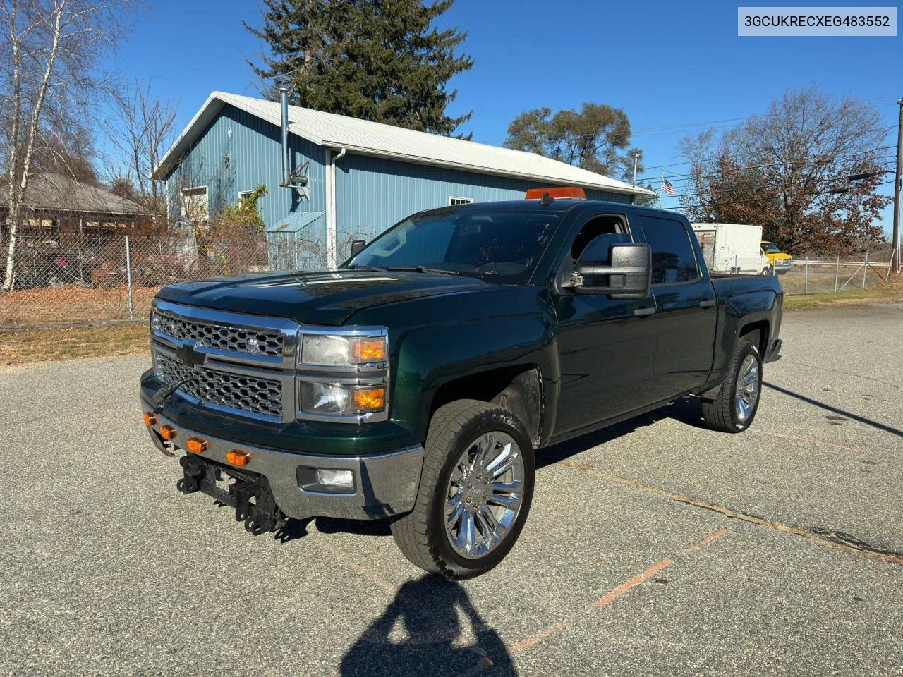 2014 Chevrolet Silverado K1500 Lt VIN: 3GCUKRECXEG483552 Lot: 81359004