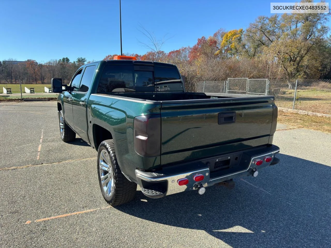 2014 Chevrolet Silverado K1500 Lt VIN: 3GCUKRECXEG483552 Lot: 81359004