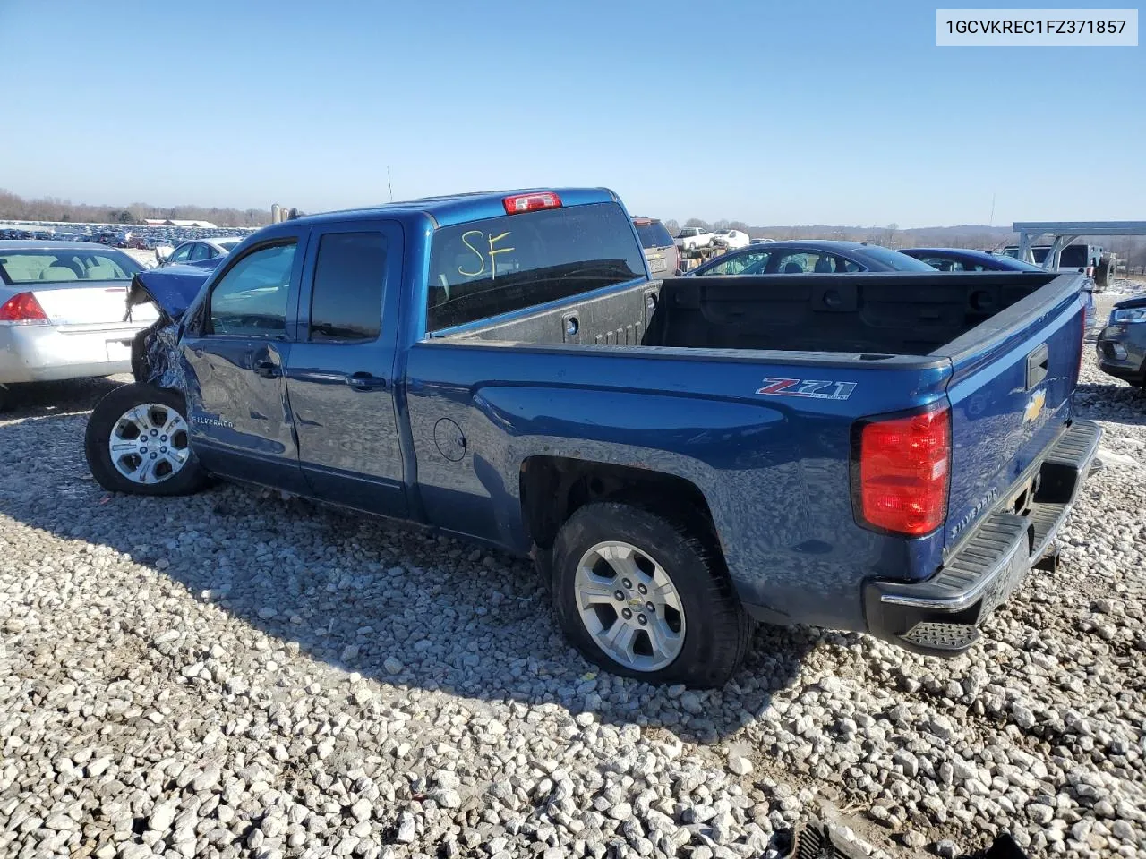 2015 Chevrolet Silverado K1500 Lt VIN: 1GCVKREC1FZ371857 Lot: 43463034