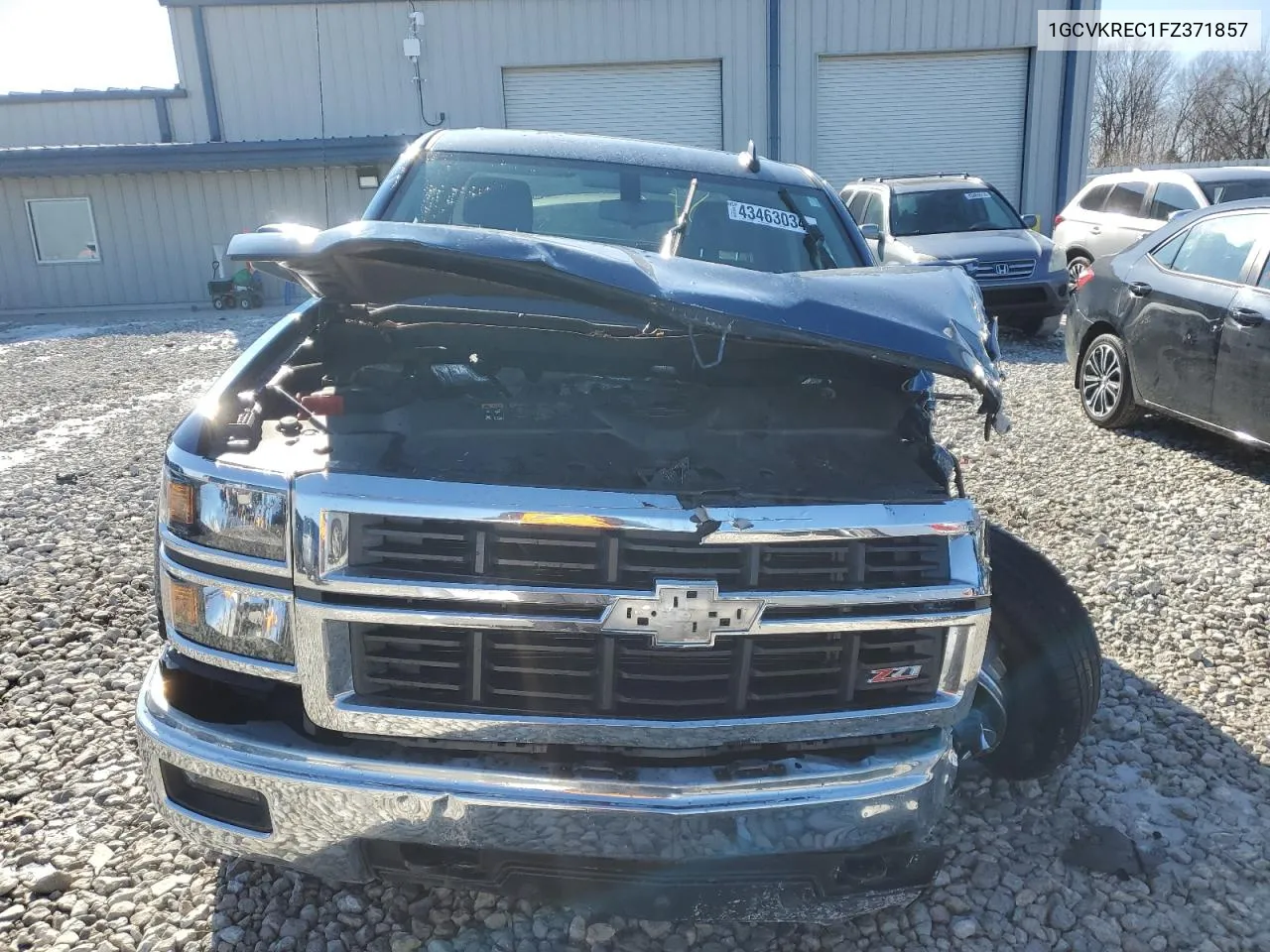 1GCVKREC1FZ371857 2015 Chevrolet Silverado K1500 Lt