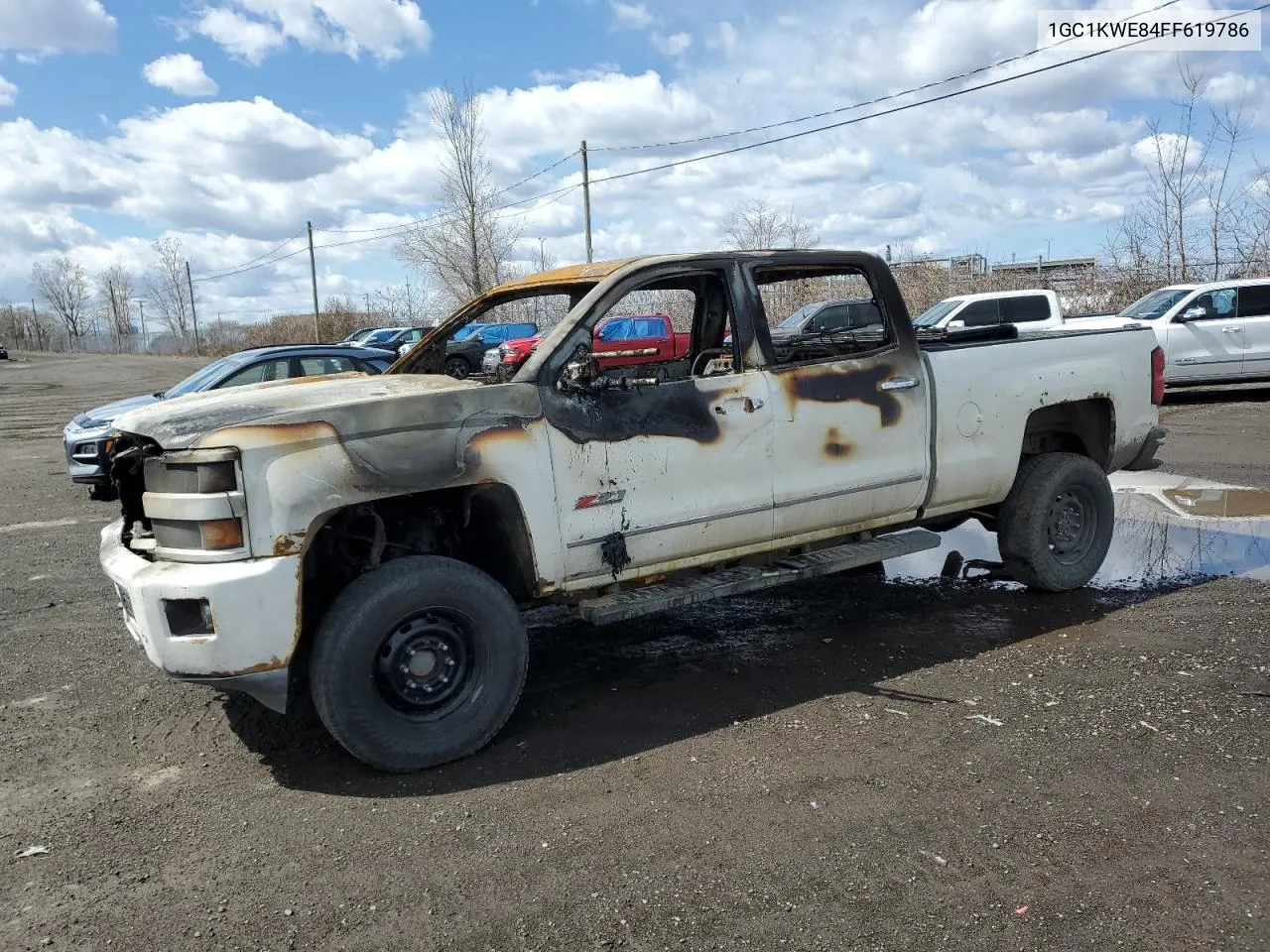 2015 Chevrolet Silverado K2500 Heavy Duty Ltz VIN: 1GC1KWE84FF619786 Lot: 50848154