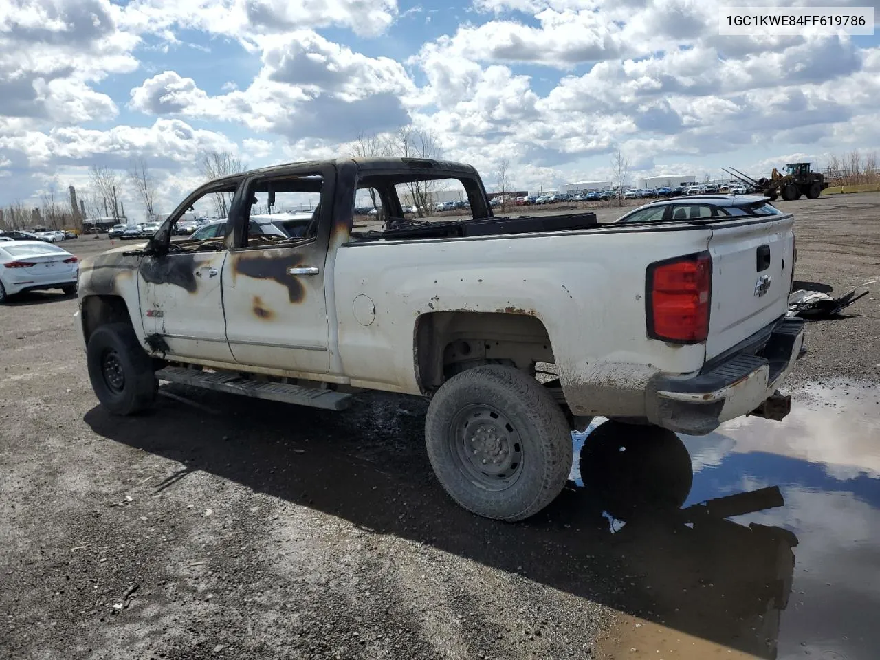 2015 Chevrolet Silverado K2500 Heavy Duty Ltz VIN: 1GC1KWE84FF619786 Lot: 50848154