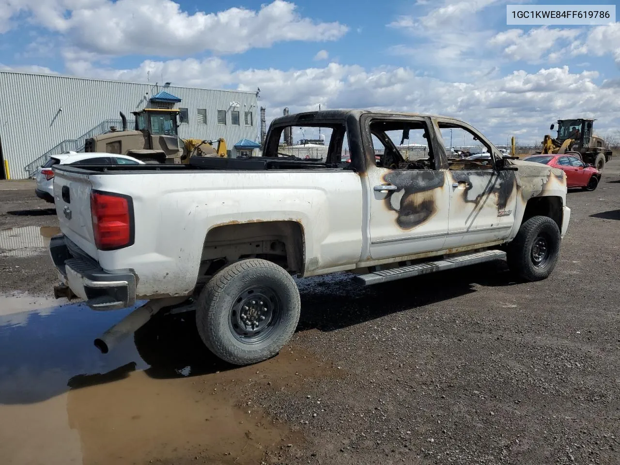 2015 Chevrolet Silverado K2500 Heavy Duty Ltz VIN: 1GC1KWE84FF619786 Lot: 50848154