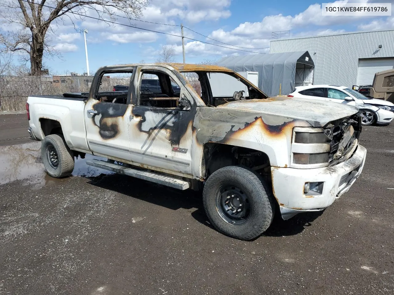 2015 Chevrolet Silverado K2500 Heavy Duty Ltz VIN: 1GC1KWE84FF619786 Lot: 50848154