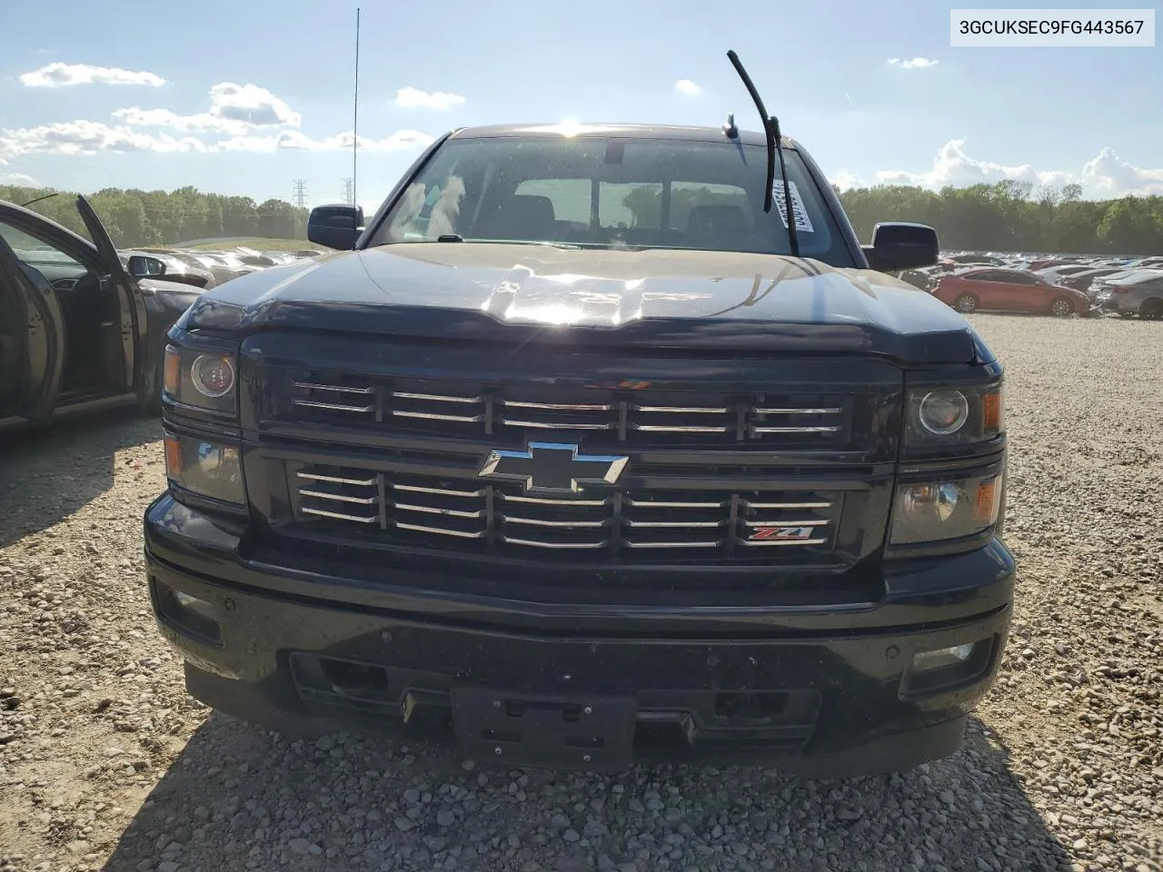 2015 Chevrolet Silverado K1500 Ltz VIN: 3GCUKSEC9FG443567 Lot: 53076514