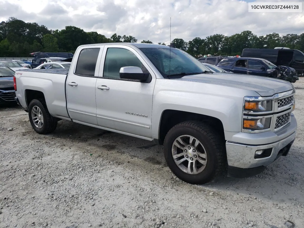 2015 Chevrolet Silverado K1500 Lt VIN: 1GCVKREC3FZ444128 Lot: 53235824