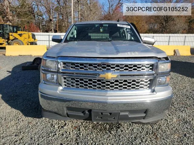 2015 Chevrolet Silverado C1500 Lt VIN: 3GCPCREC0FG105252 Lot: 53317074