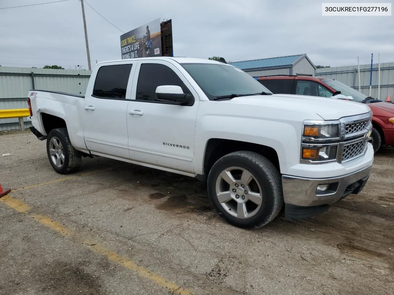 2015 Chevrolet Silverado K1500 Lt VIN: 3GCUKREC1FG277196 Lot: 53392234