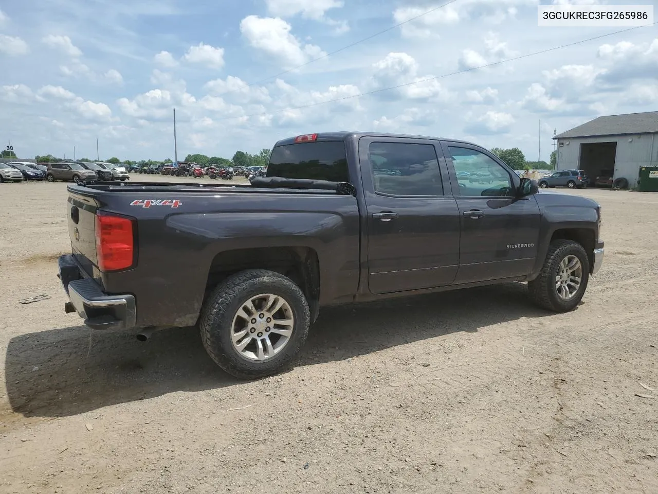 3GCUKREC3FG265986 2015 Chevrolet Silverado K1500 Lt