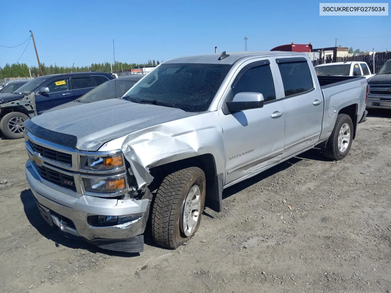 3GCUKREC9FG275034 2015 Chevrolet Silverado K1500 Lt