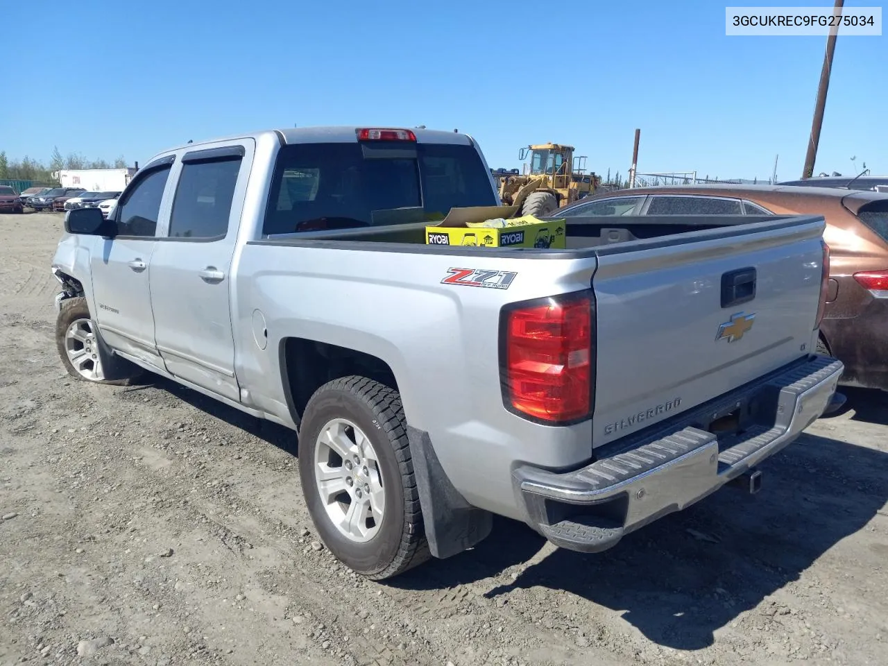 3GCUKREC9FG275034 2015 Chevrolet Silverado K1500 Lt