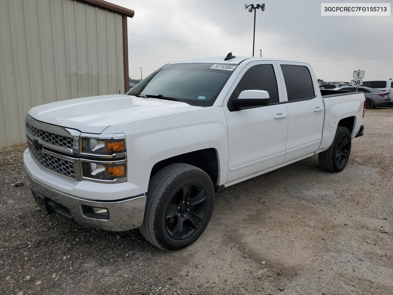 2015 Chevrolet Silverado C1500 Lt VIN: 3GCPCREC7FG155713 Lot: 55752894