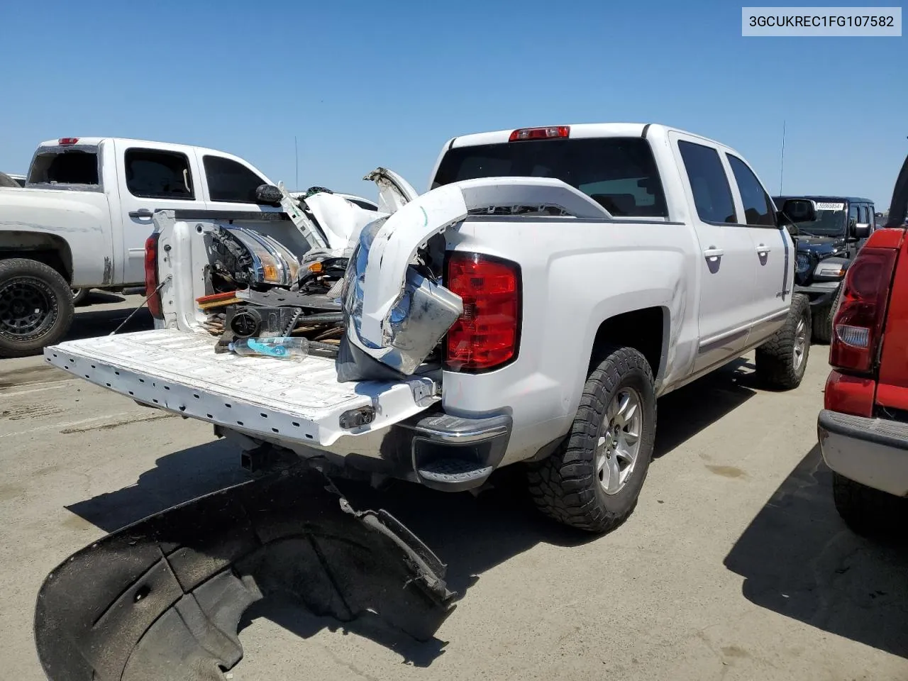 2015 Chevrolet Silverado K1500 Lt VIN: 3GCUKREC1FG107582 Lot: 55850444