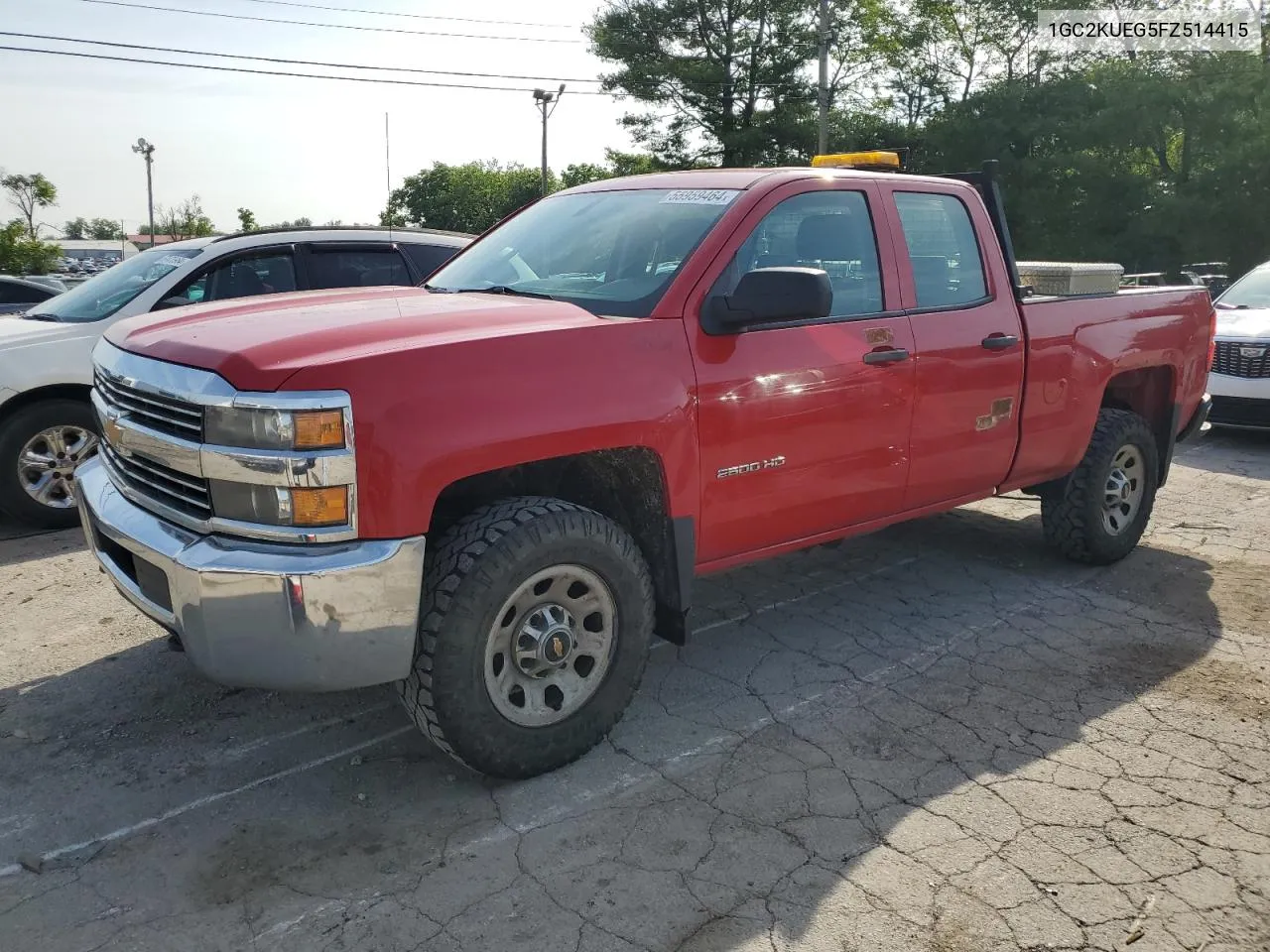 2015 Chevrolet Silverado K2500 Heavy Duty VIN: 1GC2KUEG5FZ514415 Lot: 55959464