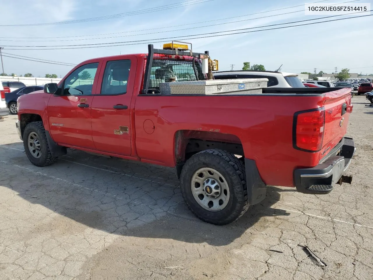 2015 Chevrolet Silverado K2500 Heavy Duty VIN: 1GC2KUEG5FZ514415 Lot: 55959464