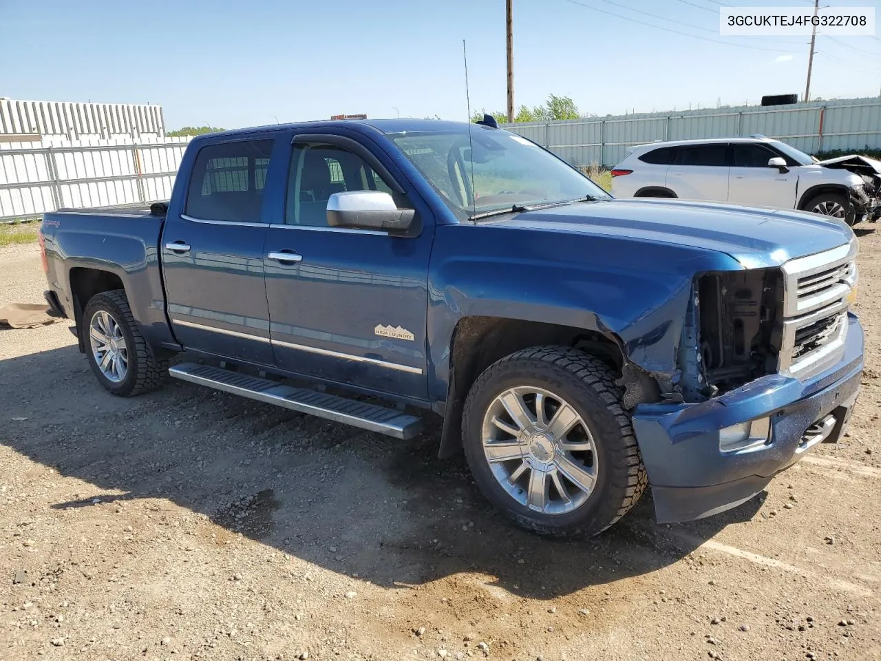 2015 Chevrolet Silverado K1500 High Country VIN: 3GCUKTEJ4FG322708 Lot: 56471804