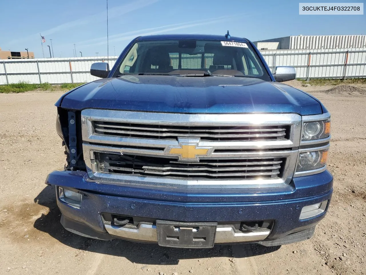 3GCUKTEJ4FG322708 2015 Chevrolet Silverado K1500 High Country