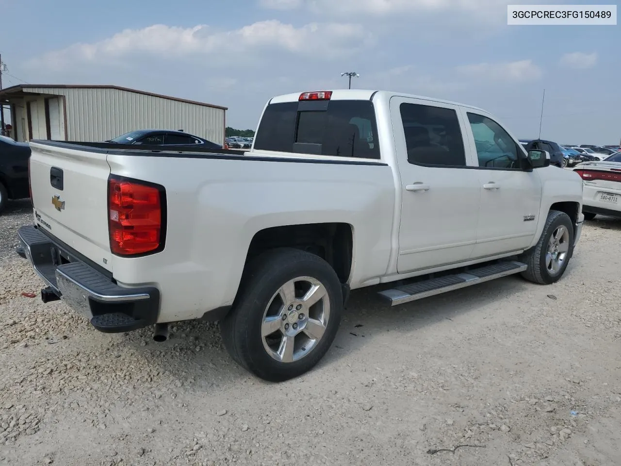 2015 Chevrolet Silverado C1500 Lt VIN: 3GCPCREC3FG150489 Lot: 57022624