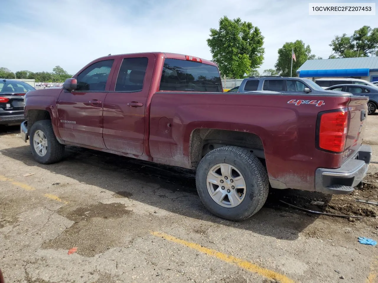 2015 Chevrolet Silverado K1500 Lt VIN: 1GCVKREC2FZ207453 Lot: 57149754