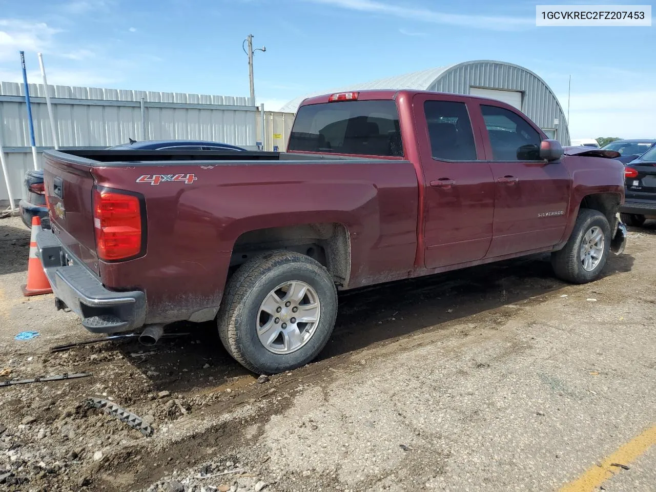 2015 Chevrolet Silverado K1500 Lt VIN: 1GCVKREC2FZ207453 Lot: 57149754