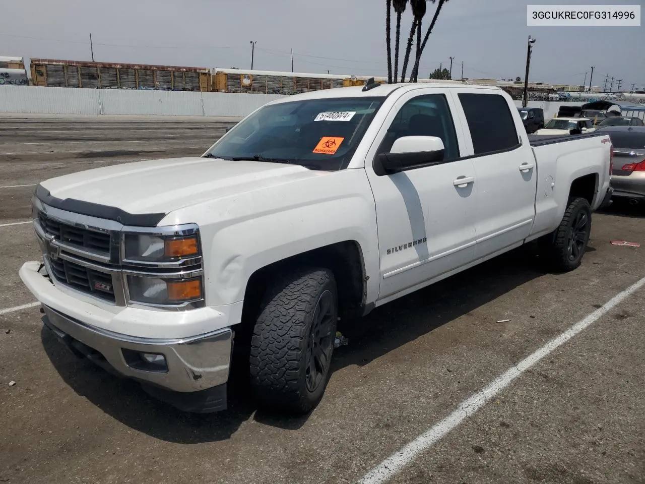 2015 Chevrolet Silverado K1500 Lt VIN: 3GCUKREC0FG314996 Lot: 57460974