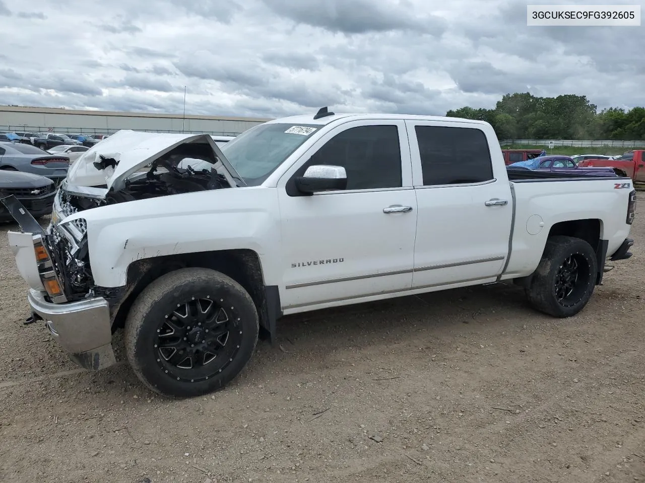 2015 Chevrolet Silverado K1500 Ltz VIN: 3GCUKSEC9FG392605 Lot: 57716794