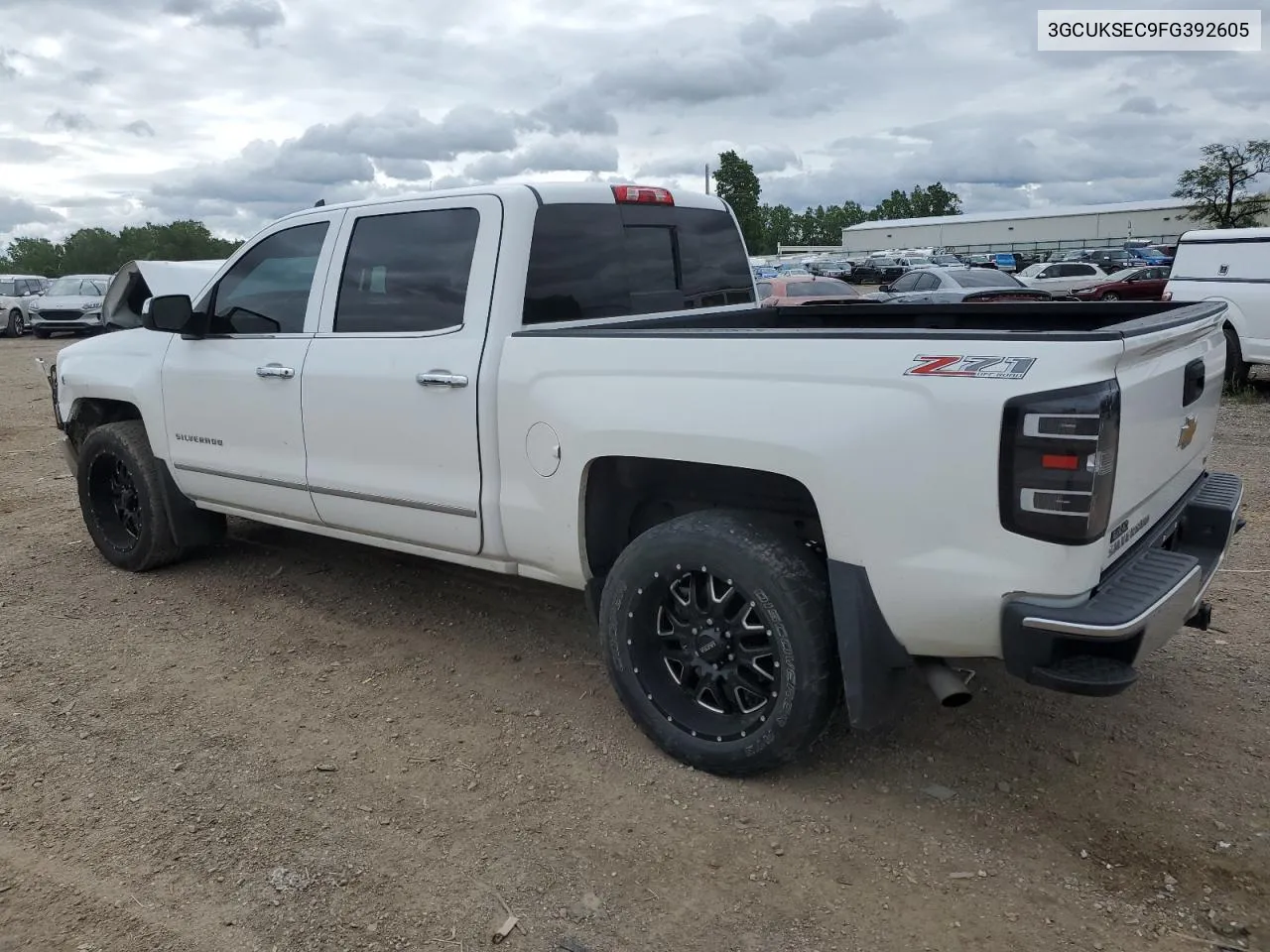 2015 Chevrolet Silverado K1500 Ltz VIN: 3GCUKSEC9FG392605 Lot: 57716794