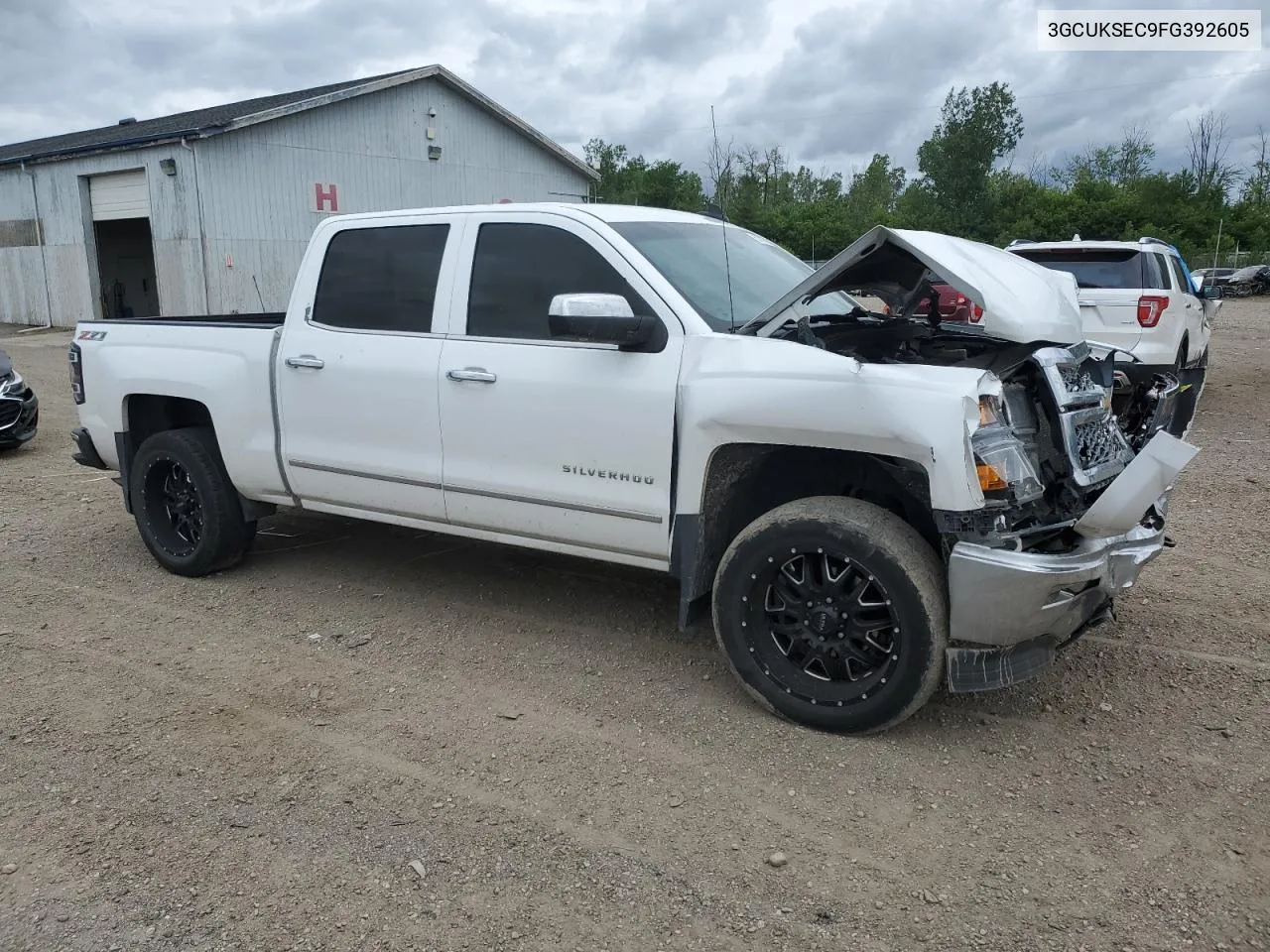 2015 Chevrolet Silverado K1500 Ltz VIN: 3GCUKSEC9FG392605 Lot: 57716794