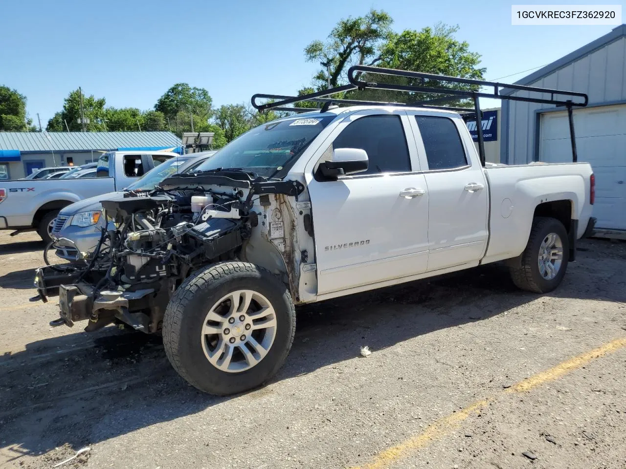 2015 Chevrolet Silverado K1500 Lt VIN: 1GCVKREC3FZ362920 Lot: 57735184