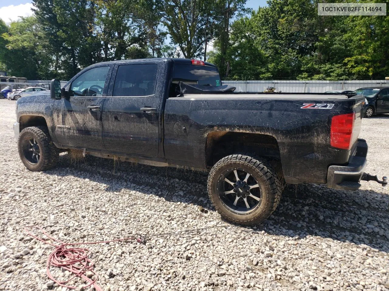 2015 Chevrolet Silverado K2500 Heavy Duty Lt VIN: 1GC1KVE82FF114694 Lot: 58782934