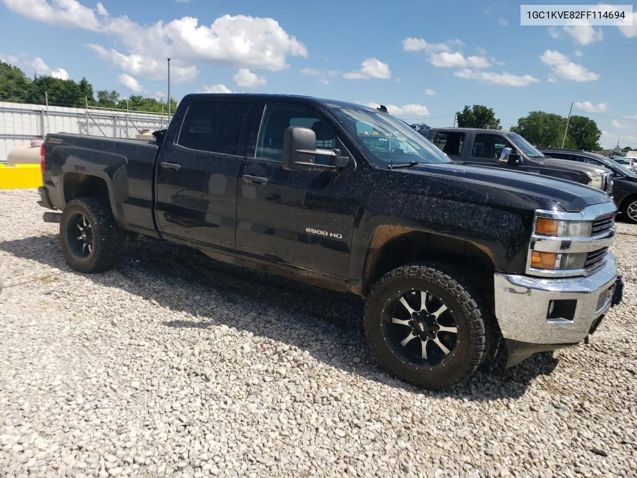 2015 Chevrolet Silverado K2500 Heavy Duty Lt VIN: 1GC1KVE82FF114694 Lot: 58782934