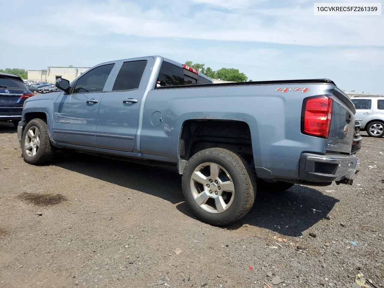 2015 Chevrolet Silverado K1500 Lt VIN: 1GCVKREC5FZ261359 Lot: 59195454