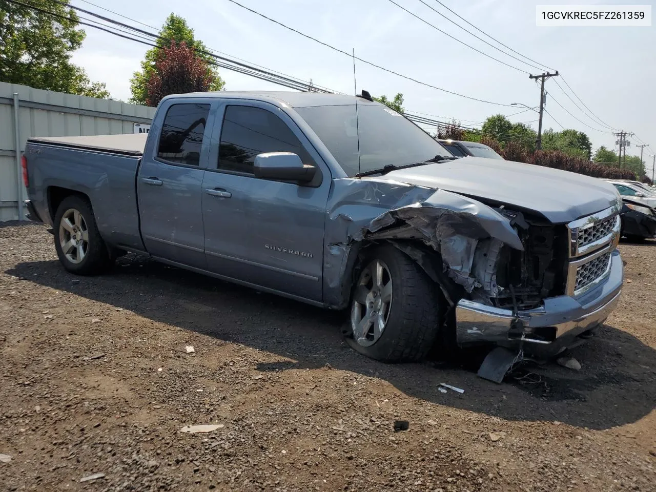 1GCVKREC5FZ261359 2015 Chevrolet Silverado K1500 Lt