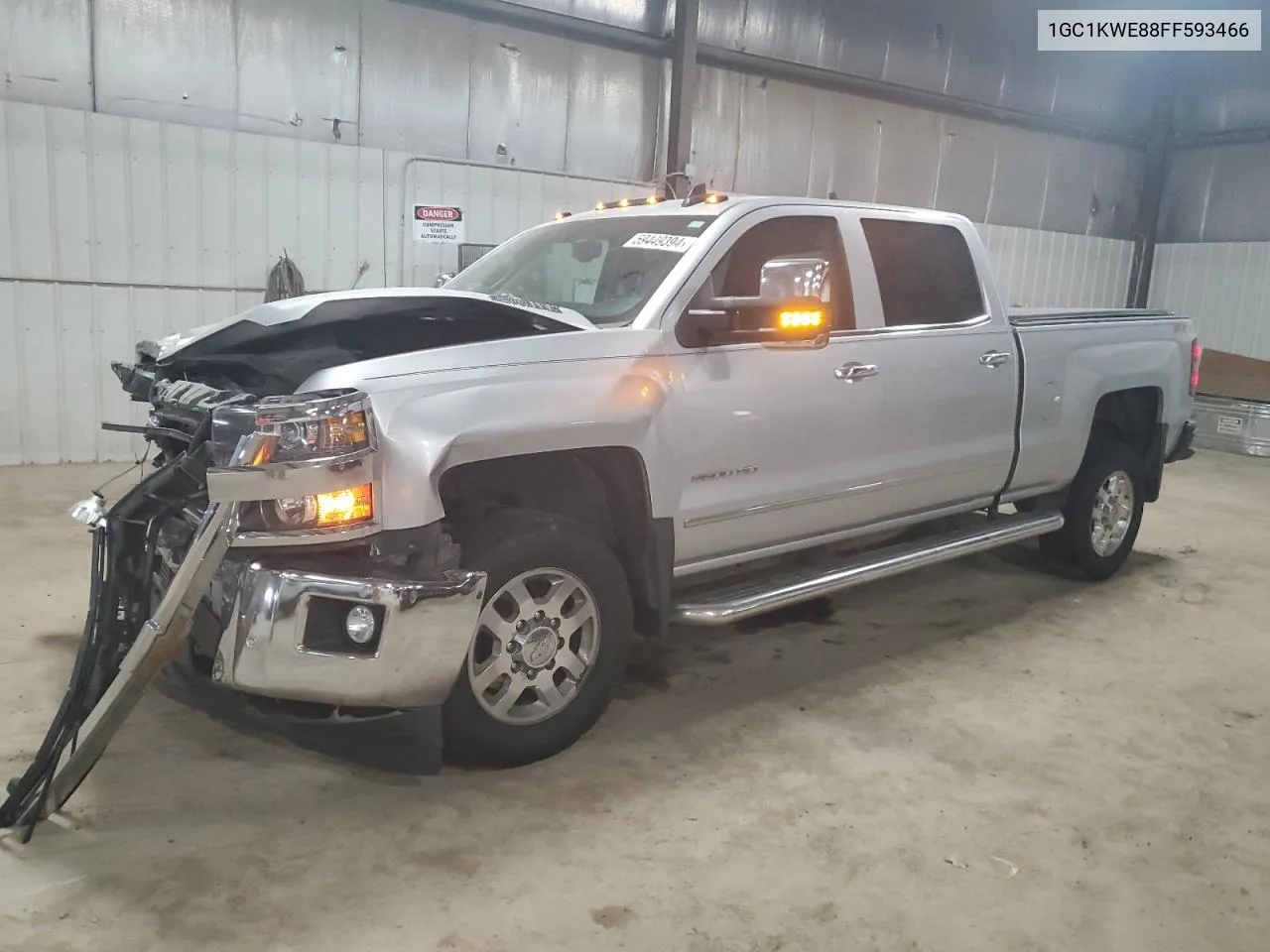 2015 Chevrolet Silverado K2500 Heavy Duty Ltz VIN: 1GC1KWE88FF593466 Lot: 59449394