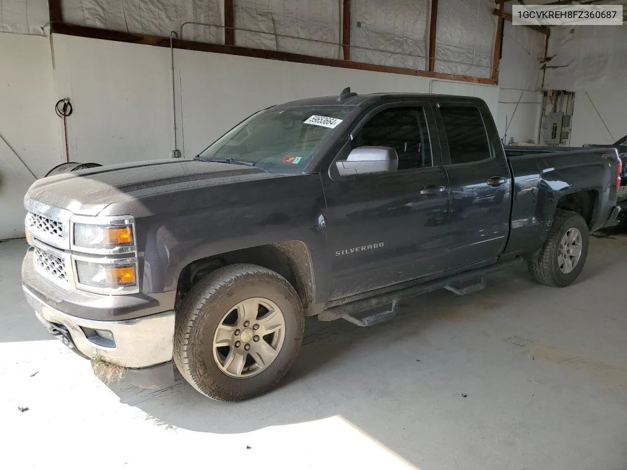 2015 Chevrolet Silverado K1500 Lt VIN: 1GCVKREH8FZ360687 Lot: 59653664