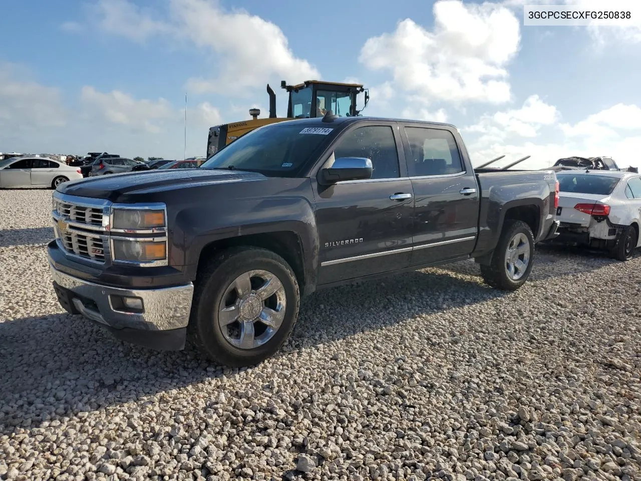 2015 Chevrolet Silverado C1500 Ltz VIN: 3GCPCSECXFG250838 Lot: 59791714