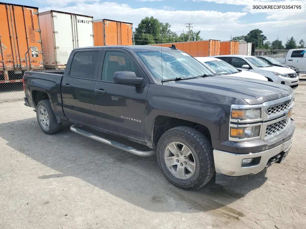 2015 Chevrolet Silverado K1500 Lt VIN: 3GCUKREC3FG354795 Lot: 59971904