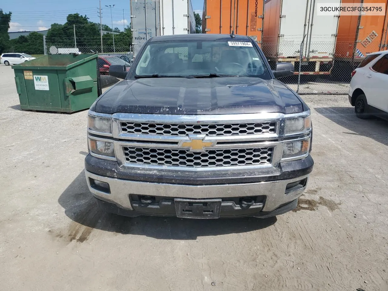 3GCUKREC3FG354795 2015 Chevrolet Silverado K1500 Lt