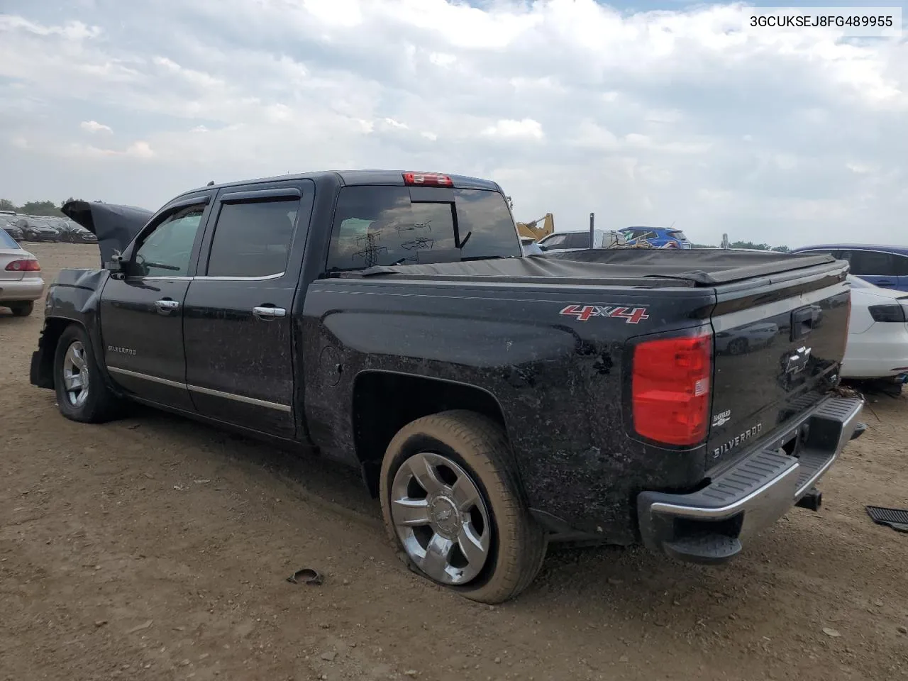 2015 Chevrolet Silverado K1500 Ltz VIN: 3GCUKSEJ8FG489955 Lot: 60124574