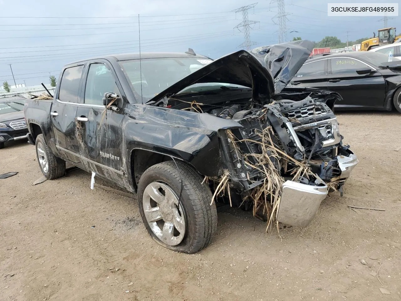 2015 Chevrolet Silverado K1500 Ltz VIN: 3GCUKSEJ8FG489955 Lot: 60124574